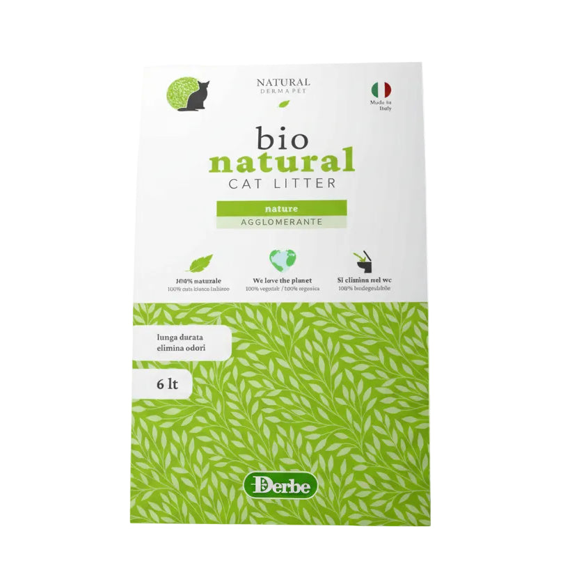 Cat litter made from 100% natural corn with no added fragrance – 6L.