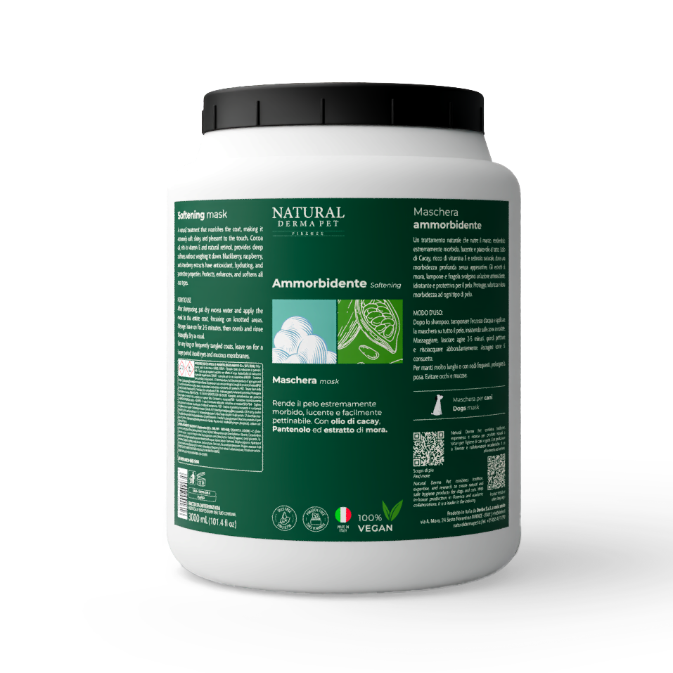 Mask Softening Pet Conditioner for Smooth Coats