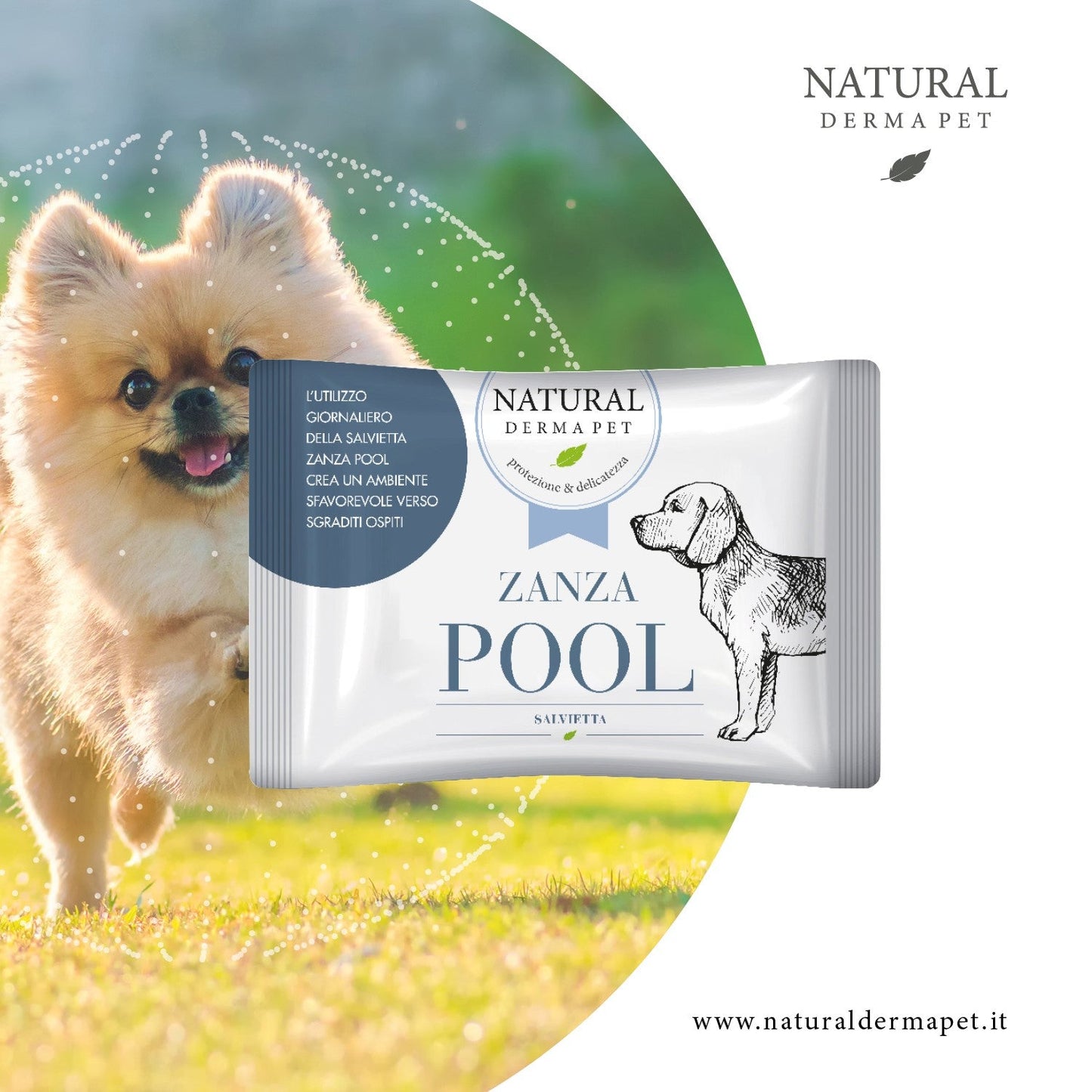 Wet Dog & Cat Wipes Insect Repellent Essential Oils