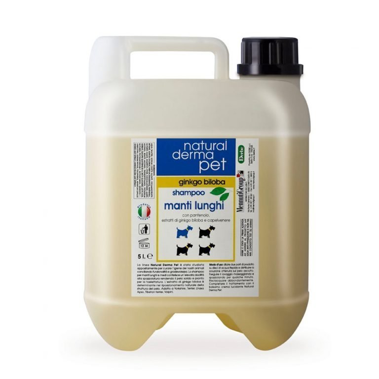 Suņu šampūns – garspalvainiem suņiem ar pantenolu un ginkgo – 200 ml