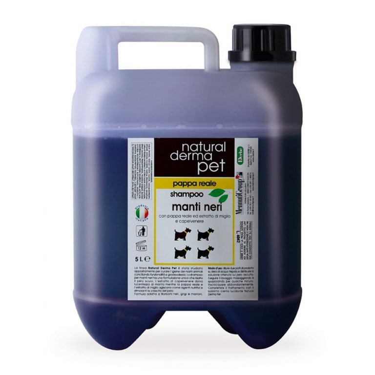 Dog Shampoo – For Black Coats with Royal Jelly & Maidenhair Fern – 200ml