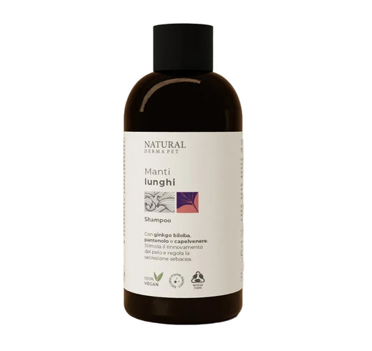 Suņu šampūns spēcīgai tīrīšanai ar malvas un vilkābeles ekstraktiem