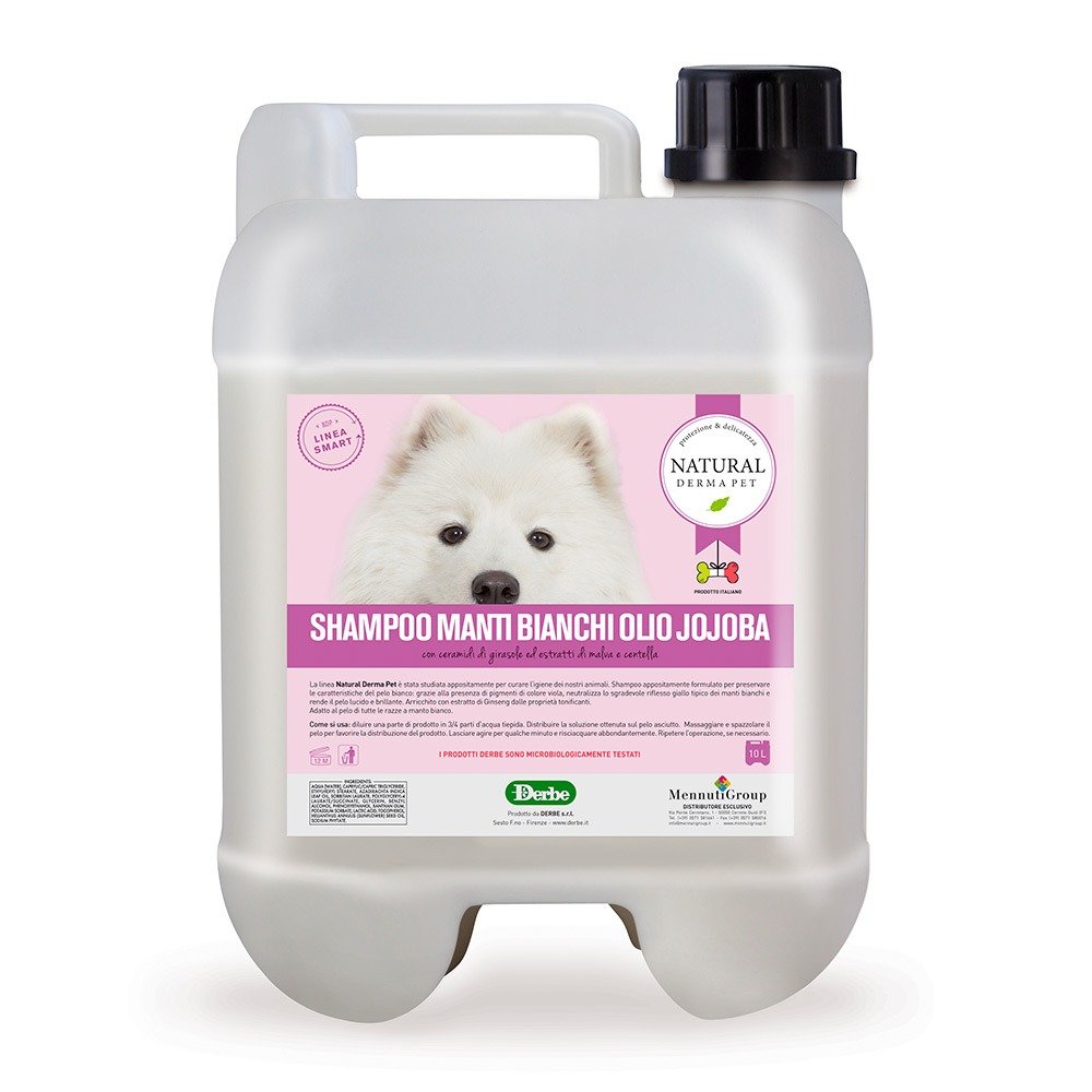 Whitening Dog Shampoo with Jojoba & UV Protection