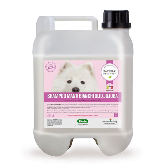 Dog Shampoo Whitening UV Protection Jojoba Ginseng White Coats